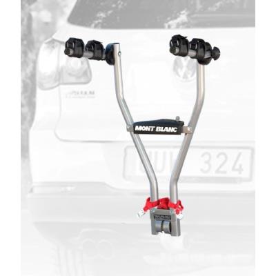 Mont blanc quickball attelage porte-vélo noir argent