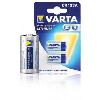 VARTA CR 123A SP: Pile lithium, CR123A, 1430 mAh, lot de 10 chez