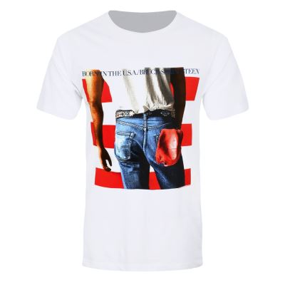 Bruce Springsteen T-Shirt Born In The USA Homme Blanc - Taille XXL