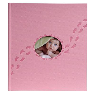 Exacompta - Réf. 12202E - Album Photos Livre Piloo - 60 Pages Blanches - Capacité 300 Photos - 29 x 32 cm - Rose
