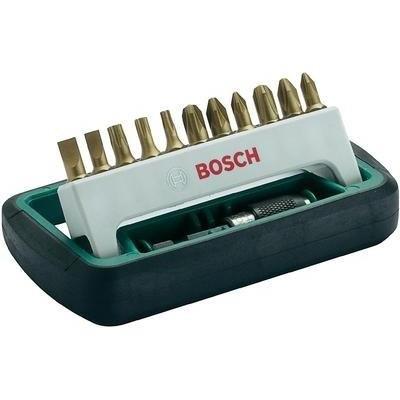 Bosch 2608255990 Set De 11 Embouts De Vissage Qualité Titane avec Porte-Embout Ph/Pz/Torx