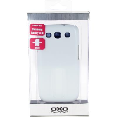 Coque rigide Essentiel P blanche brillante pour Samsung Galaxy S3 Emballage endommagé