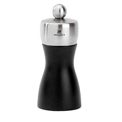 Peugeot - Moulin à sel manuel - Bois et Inox - Noir - 12 cm - Image 2