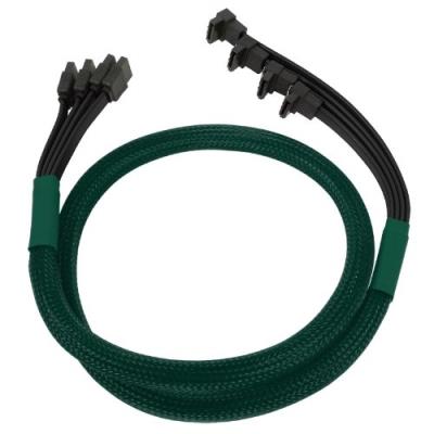 Nanoxia 4x sata - 4x sata, 0.85m (nxs6ggr)