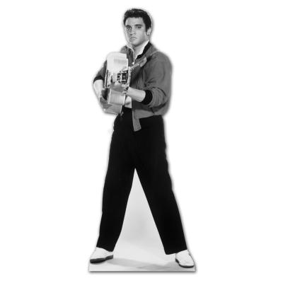 Figurine géante ''Elvis Presley'' et sa guitare