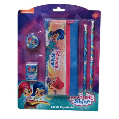 SHIMMER AND SHINE Set de papeterie 5 pieces