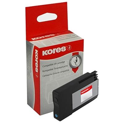 Kores - kores wiederbefüllte hp-tintenpatrone 951xl, cyan g1723c