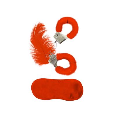 Kit accessoires fourrure rouge adulte taille unique