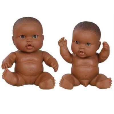 PAOLA REINA - 020 - POUPÉE ET MINI POUPÉE - NOUVEAU-NÉ - PETIT GARÇON AFRIQUE - 22 CM
