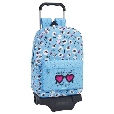 SAFTA - Moos 2018 Cartable, 43 cm, Bleu (Azul)