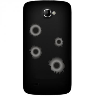 Coque rigide pour Logicom E350 avec impression Motifs impacts de balles