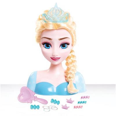 Disney - La Reine des Neiges - Princesse Elsa - Tête à Coiffer 20 cm et Accessoires