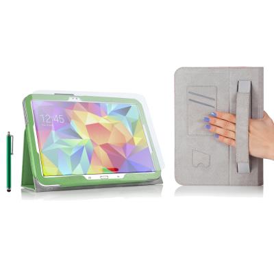 Pochette/ Housse pour Samsung Galaxy Tab S 10.5 – T800 - Vert - Avec courroie de main (Protection ecran + Stylet offerts)