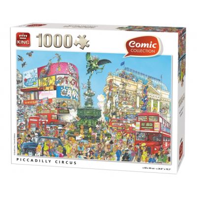King Puzzle Piccadilly Circadilly Circus Comic 1000 Pieces