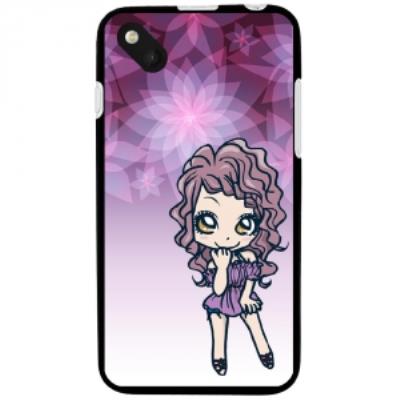 Coque souple pour Wiko Sunset 2 avec impression Motifs manga fille violetta