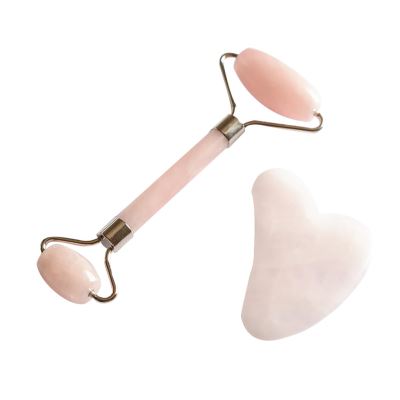 Jade Rouleau Gua Sha Set Visage Grattage Stone Outil Anti Vieillissement Naturel Rides WEN008