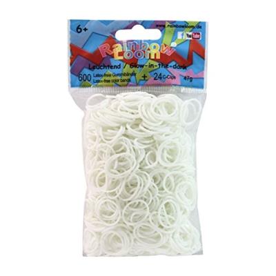 Elastiques rainbow loom original vif - 600 elastiques + 24 fermoirs