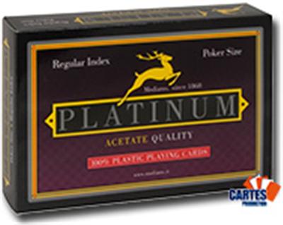 Platinum Acetate : 2 jeux de cartes (regular)