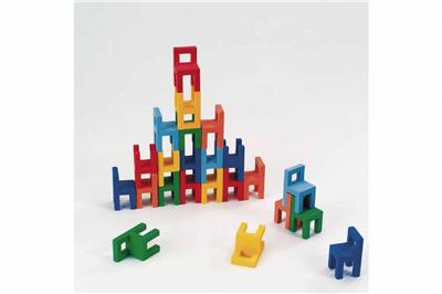Jeu d'équilibre Chaise à balançoire, Jeu Enfant en bois Goki