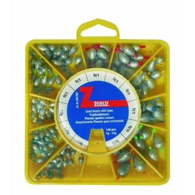 Zebco 6073903 set de plombs lot de 140 1-13 g