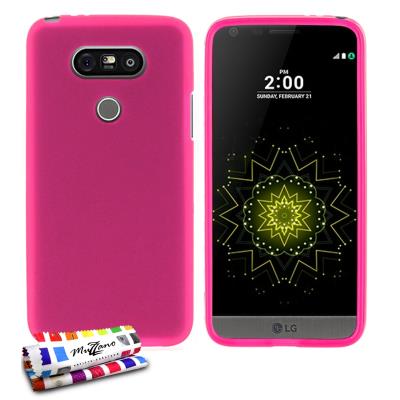 Coque Souple Ultra-Slim Le Glossy Hybrid Rose pour LG G5 / H850
