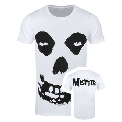 The Misfits T-Shirt Misfits Crâne Imprimer Homme BlancM