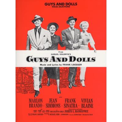 Partitions variété, pop, rock... MUSIC SALES LOESSER FRANK - VOCAL SELECTIONS FROM GUYS AND DOLLS-MUSIC- PVG Piano voix guitare