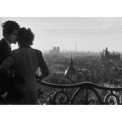 Toile imprimée 50x70 cm RONIS-Les amoureux de la Bastille