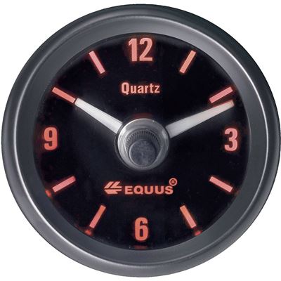 Horloge à quartz EQUUS® avec 4 LED de couleur