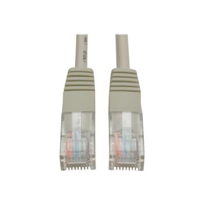 Tripp Lite 1ft Cat5e / Cat5 350MHz Molded Patch Cable RJ45 M/M Gray 1' - verbindingskabel - 30 cm - grijs