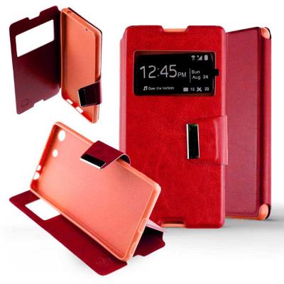 Etui Folio pour Sony Xperia M5 - Rouge