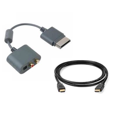 Câble Adaptateur Toslink optique pour Xbox 360 + Câble optique 3 mètres