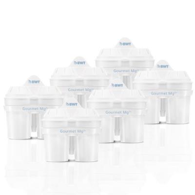 Bwt 814136 pack de 6 cartouches filtrantes pour eau dur