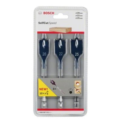 Bosch 2608587011 Assortiment De M&egrave;ches Plates Self Cut Speed &Oslash; 20/22/25 Mm