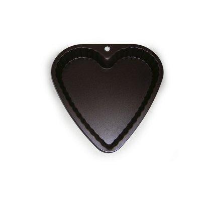 Gobel - Moule métal anti-adhérent - Coeur fond fixe 23 cm