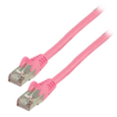 Valueline ftp cat 6 network cable 0.50 m pink