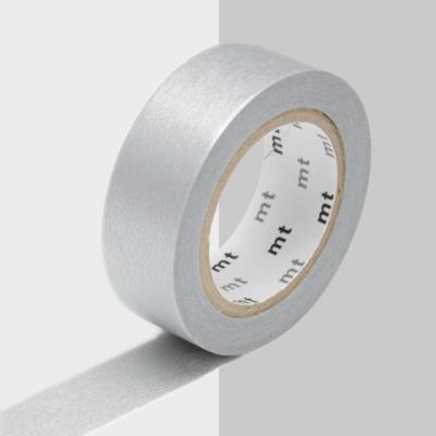 Masking Tape MT - 15 mm - Uni argent - Masking Tape (MT)
