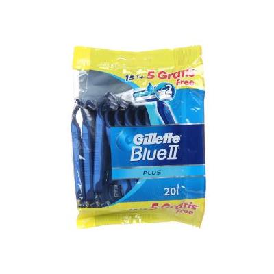 Gillette lot de 15+5offerts rasoirs jet. blueii