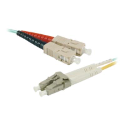 Cordon duplex om4 50 125 aqua sc lc - 3m