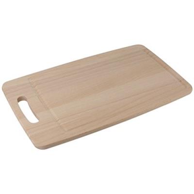 Fackelmann 31621 planche à découper bois de hêtre beige 38 x 22,5 x 1,2 cm