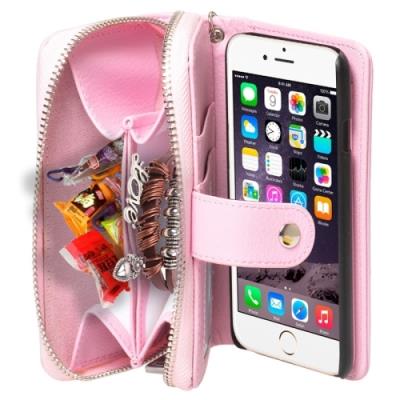 Iphone 6 Plus Coque Housse Cuir PU Porte Monnaie Détachable
