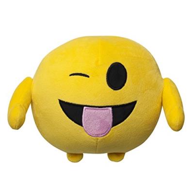 Imoji - 33854 -  poupée en forme de balle - 18 cm - drôle langue - jaune