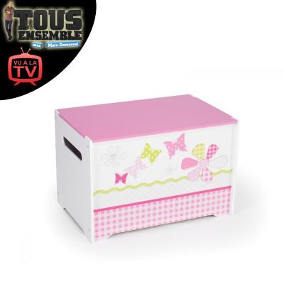 Coffre de rangement Patchwork 60 x 40 x 40 cm