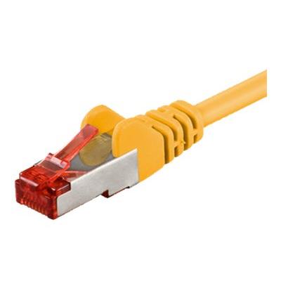 goobay câble de réseau - 7.5 m - jaune