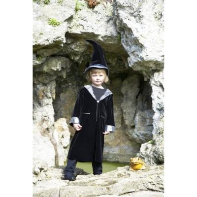 Assistant avec le chapeau noir costume crooked 3-5 ans