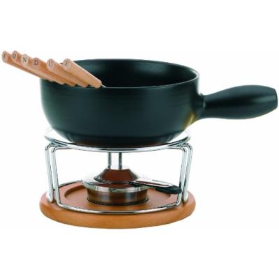 Kela 61306 service à fondue à fromage, 6 personnes, 10 pièces, céramique, 'tessin'