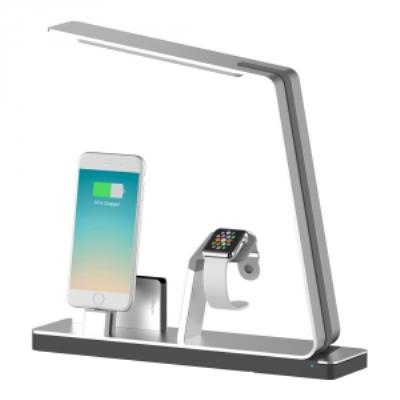 Support aluminium MiTagg NuDock Lighting lampe LED socle pour Apple Watch