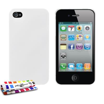 Coque Rigide Ultra-Slim Le Pearls Blanc pour APPLE IPHONE 4