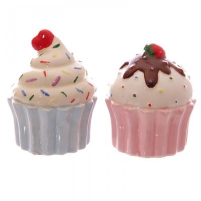 Salière et poivrière Gâteaux Anglais Cupcake