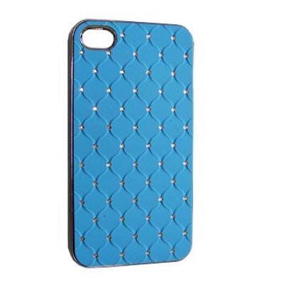 Coque Nzup Diamond bleue clair pour iPhone 4 / 4S